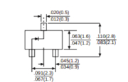 Diode zener cms 10V 0.35W SOT23