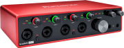 Focusrite Scarlett3 18i8 interface audio USB-C SPdif optique Midi 18 entrées 8 sorties