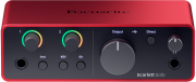 SCARLETT4 Solo Studio Focusrite - Pack Carte son 2 entrées 2 sorties 192KHz + micro statique + casque studio