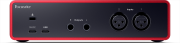 SCARLETT4 Studio Focusrite - Pack Carte son Scarlett4 2i2, 2 entrées 2 sorties 192KHz + micro statique + casque studio
