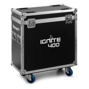 Set IGNITE400 Beamz-pro - Pack de 2 Lyres LED 400W BSW 3en1 CMY Flight Case