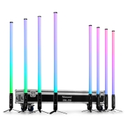 SET ZELOS BeamZ Pro – Pack de 8 Tubes RGBW sur batterie IP65 en flightcase