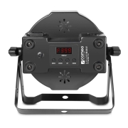 Pack de 4 projecteurs led Cameo flat par can tri 3X5W IR avec télécommande infrarouge