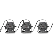 Pack de 4 projecteurs led Cameo flat par can tri 3X5W IR avec télécommande infrarouge