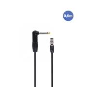 AUDIOCAB 4054 Power Studio - Câble Mini XLR 3PIN Femelle vers Jack Mono Coudé 0,6m