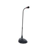 MCO 125 Power Studio Micro Col de Cygne XLR avec base et bouton poussoir