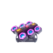 VIPER 6 RING Power Lighting - 5 Effets Lumière Dynamiques