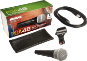 Shure PGA48-XLR Voix - Dynamique Cardioïde avec câble XLR 4,5m