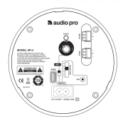 Enceinte active 2 voies Audio Pro Business SP-3 pour installation sur rail transmission sans fil 1.9 GHz noir