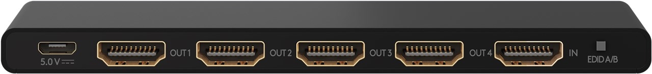 Splitter HDMI 1 entrée vers 4 sorties 4K.