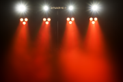 STAGEBAR-II Algam Lighting – Set de projecteurs led PAR + Derby + Strobe + laser avec stand et housse