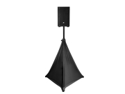 Housse de Pieds triangle 2 faces en Lycra noir 1m80