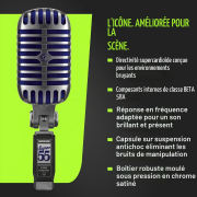 Super 55 Shure - Micro Filaire dynamique supercardioïde