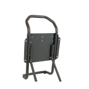 Support métallique pour coffret de chantier 13 modules - Noir