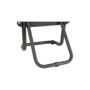 Support métallique pour coffret de chantier 13 modules - Noir