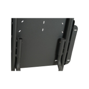 Support métallique pour coffret de chantier 13 modules - Noir