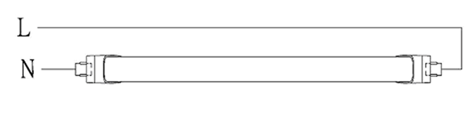 Tube Led T5 55,4cm 3000K 10W remplace T5 fluo 14W