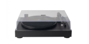 Platine vinyle bois avec vitesse variable et cellule Audio Technica