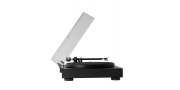 Platine vinyle bois avec vitesse variable et cellule Audio Technica