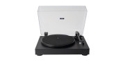 Platine vinyle bois avec vitesse variable et cellule Audio Technica
