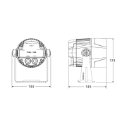 VPAR-40DW Contest - Projecteur led IP66 40W blanc variable
