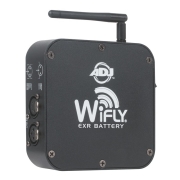 Transmetteur DMX WIFLY EXR American DJ émetteur récepteur sur batterie.