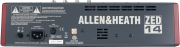 Allen & Heath ZED-14 - mixage USB sans effet - 6 in mono, 4 stéréo, 4 AUX