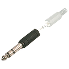 adaptateur JACK 6.35 Stereo male vers jack 3.5 femelle