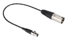 Adaptateur mini xlr 3 broches femelle vers XLR 3 broches mâle