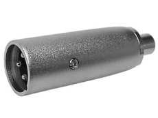 adaptateur XLR 3 male vers CINCH RCA femelle