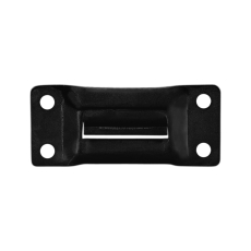Adam Hall Hardware 1630 KEEP BLK - Plaque de maintien pour 17302 BLK, acier, galvanisé noir