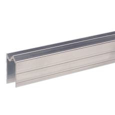 Adam Hall Hardware 6102 ALT - Profilé Hybride d'Emboîtement aluminium pour matériau 7 mm sans Biseau, prix au mètre