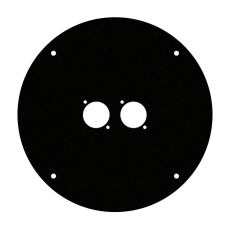 Plaque avant pour enrouleur de câble 70225 avec 2 perçages au format Type D