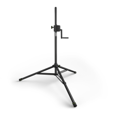 Gravity SP 5322 B - Pied d'enceinte télescopique à manivelle avec mécanisme de verrouillage automatique