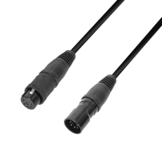 cable DMX 110ohms XLR 5 broches male Femelle IP65 3m