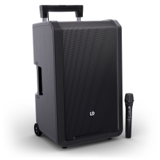 ANNY® 12 HHD B5 LD Systems - Enceinte autonome 12″ portable Bluetooth® sur batterie avec mixage et 1 micro main sans fil