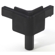 Adam Hall Hardware Q 4502 MBLK - Coin pour Profilé d'Emboîtement mâle noir
