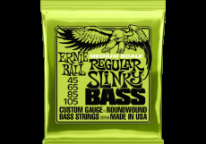 2856 ERNIE BALL - Jeu de cordes de basse - Regular Slinky medium scale 45-65-85-105