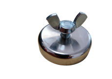 MAGNET-PAR ALGAM LIGHTING - Aimant ø60 mm pour PAR LED - Gris - 5 kg - M8