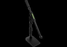 SHDESKTOP2 SHURE BY GATOR - Base lestée 11 x 20 cm, réglable en hauteur 33-40cm