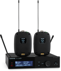 SLXD14D+E-G65 SHURE Système double ceinture G65 470-606 MHz