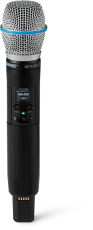 SLXD2+-B87A-G65 SHURE Emetteur main B87A 470-606 MHz robuste