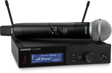 SLXD24+E-58-G65 SHURE - Système sans fil complet SM58 470-606 MHz