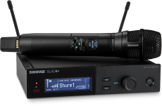 SLXD24+E-N8C-G65 SHURE Système complet micro main Nexadyne 470-606 MHz