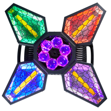 VINTAGE-FLOWER ALGAM LIGHTING - Projecteur LED rotatif 3 effets hypnotiques