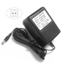 Alimentation externe transfo 9VAC 2A fiche 5,5x2,5 ou 2.1 mm pour table de mixage type Numark M101 USB