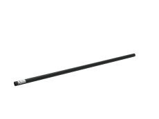 Barre alu noire Alutruss tube épaisseur 2mm diamètre 50 longueur 3m