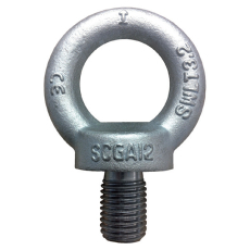 Anneau de levage court mâle DIN580 filetage M16 - CMU 700 kg