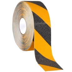Adhésif antidérapant 50mm x 18m jaune et noir
