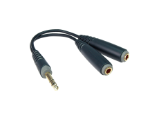 AYB-1 Klotz Cordon Y Jack 6.35 TRS répartiteur casque